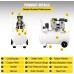Mophorn Compresor de Aire Ultra Silencioso 50 L, Ultra Quiet Air Compressor 750 W, Compresor de Aire Silencioso de Tanque, 230 V 50 Hz, 68 dB, Compresor Ultra Silencioso para Reparaciones en el Hogar