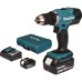 Taladro atornillador MAKITA 18V 3.0Ah + 2 Baterías, cargador, en caja - DDF453SFE