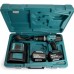 Taladro atornillador percutor 18v 2 baterías Makita