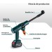 Hidrolimpiadora a batería 100 bar, caudal máx 4.1 L/min, boquilla multifunción 6 en 1, Hidrolimpiadoras portátil - con dos baterías y accesorios