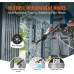 VEVOR Lavadora de Alta Presión con Batería Inalámbrica 21V Limpiador Portátil de Alta Potencia 580PSI 50bar Lavadora Electrica 4L/min Cargador de Batería de 4,0Ah para Limpieza de Patio, Jardín, Coche