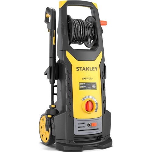 Stanley Hidrolimpiadora de Alta Presión SXPW25DTS, para Coches y Exteriores del Hogar, con Doble Bomba (2500W, 150 bar, 810 l/h)