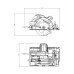 Sierra circular KS 55 FS con armario y carril FS 160 METABO - 691064000