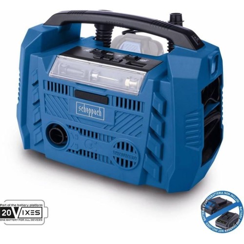 Compresor compacto movil 10,3 bar ixes Scheppach air force 6