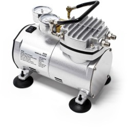 Compresor AS20W para aerografía con bomba de vacío y manómetro Accesorios aerografía