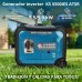 Generador inverter KS 5500iES ATSR de Könner & Söhn. Generador de corriente 5500 W, enchufe CEE 230 V, 32 A, 2 puertos USB, estación de alimentación con indicador LED, generador de emergencia EURO V