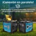 Generador inverter KS 5500iES ATSR de Könner & Söhn. Generador de corriente 5500 W, enchufe CEE 230 V, 32 A, 2 puertos USB, estación de alimentación con indicador LED, generador de emergencia EURO V