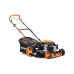 FUXTEC FX-RM5196 cortacésped de tracción autopropulsado de gasolina Anchura de corte de 51 cm, Easy Clean 4en1 de 196cc y 4,4KW de potencia, bolsa de recogida de hierba de 50L