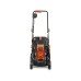 FUXTEC Cortacésped de batería FX-E1RM20 40 Volt (2x20V) Set con 2 baterías y Cargador - 33cm de Ancho de Corte / 35L de Bolsa de Recogida de Hierba