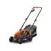 FUXTEC Cortacésped de batería FX-E1RM20 40 Volt (2x20V) Set con 2 baterías y Cargador - 33cm de Ancho de Corte / 35L de Bolsa de Recogida de Hierba