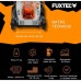 Cortacésped a batería 40V (2X20V) - FUXTEC FX-E2RM43 - ancho de corte 43cm, 2 baterías Li-Ion 4Ah, cargador dual 2,4A, contenedor de 40L