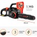 Dnipro-M Motosierra Inalámbrica 20V Brushless – Espada 20 cm, Lubricación Automática, Tensado sin Herramientas, Freno de Cadena, 3,1 kg – Sin Batería ni Cargador – DCS-201BC