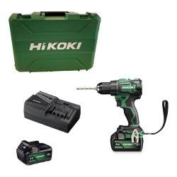 HIKOKI Taladro de percusión - 70 Nm - 2 baterías BSL1850MA18 V - 5 Ah - DV18DEWJZ