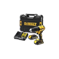 Taladro atornillador inalámbrico + 2 x Baterías de 1,5 Ah + Maletín T-STAK - DEWALT - DCD777S2T-QW