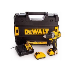 Taladro atornillador Dewalt Batería DCD701D2-QW de 12 V y 2 Ah
