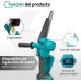 Motosierra eléctrica inalámbrica de 8 pulgadas con 2 baterías y 2 cadenas, motosierra portátil de una mano