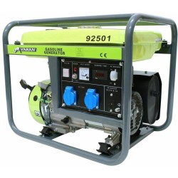 Varan Motors - 92501 Generador eléctrico gasolina 2800W 2 x 230V 1 x 12VDC