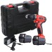 Taladro Atornillador Inalámbrico 18v + 2 Baterías de Litio + 52 Accesorios - Rojo