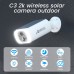 Cámara de vigilancia exterior inalámbrica WiFi solar, 3MP, audio bidireccional, detección de movimiento PIR, compatible con Alexa ANRAN C3 - 1 unidad