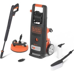 Hidrolimpiadora BLACK+DECKER BXPW2200PE  (2200W, Presión 150 bares, Caudal  440l/h) con Patio Cleaner Deluxe y Cepillo Fijo