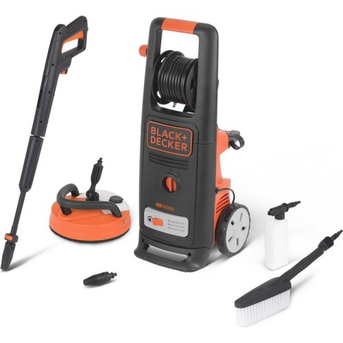 Hidrolimpiadora BLACK+DECKER BXPW2200PE  (2200W, Presión 150 bares, Caudal  440l/h) con Patio Cleaner Deluxe y Cepillo Fijo
