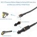 Desatascador de desagües de 15 m, compatible con hidrolimpiadoras Karcher, compatible con K2-K7/HD/HDS, 400 bar, 60 °C, OUYLAF