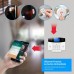 Sistema de alarma de seguridad de 99+8 zonas con marcación automática, protección antirrobo para el hogar GSM SMS, sistema de alarma GSM inalámbrico con detector y sensor