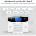 Sistema de alarma de seguridad de 99+8 zonas con marcación automática, protección antirrobo para el hogar GSM SMS, sistema de alarma GSM inalámbrico con detector y sensor