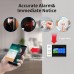 Sistema de alarma inalámbrico para el hogar, sistema de seguridad Wi-Fi con pantalla táctil inalámbrica de 4.3